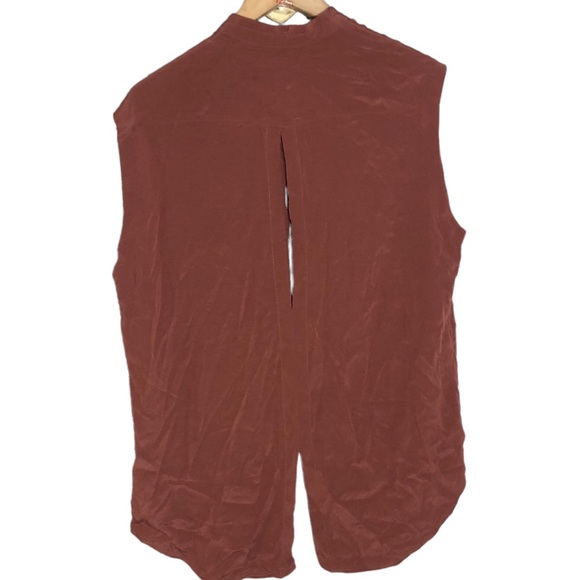 All Saints Raya Shirt Terracotta Women’s M - Picture 2 of 9